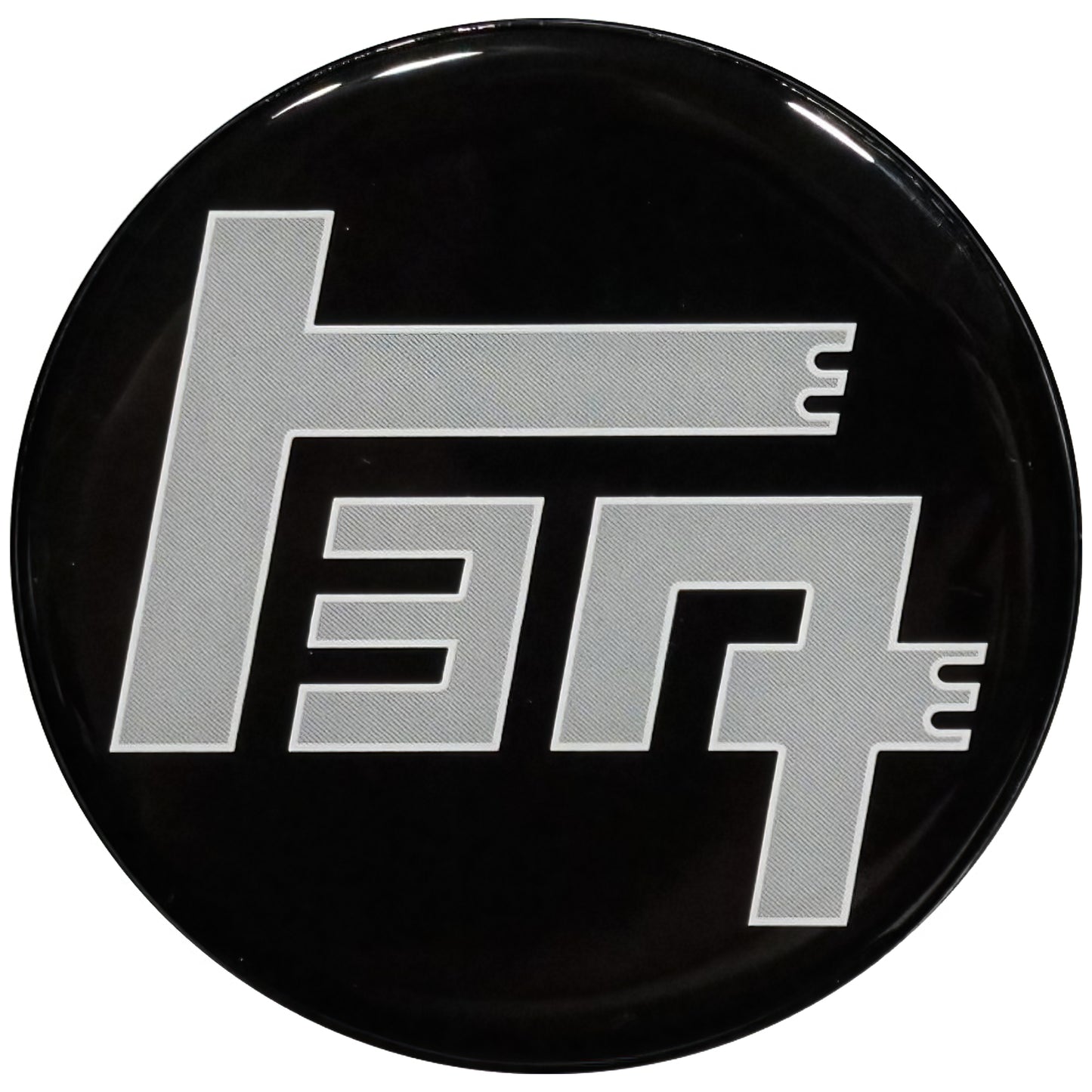 Aluminum Grille Badge Emblem For Toyota TEQ Black Gray