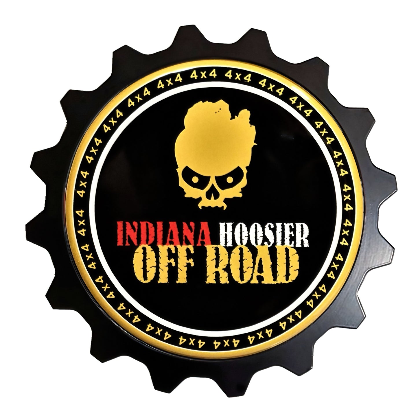 Indiana Hoosier Off-road Club 4x4 Club Indiana Badge Indiana Jeep Wrangler Club 