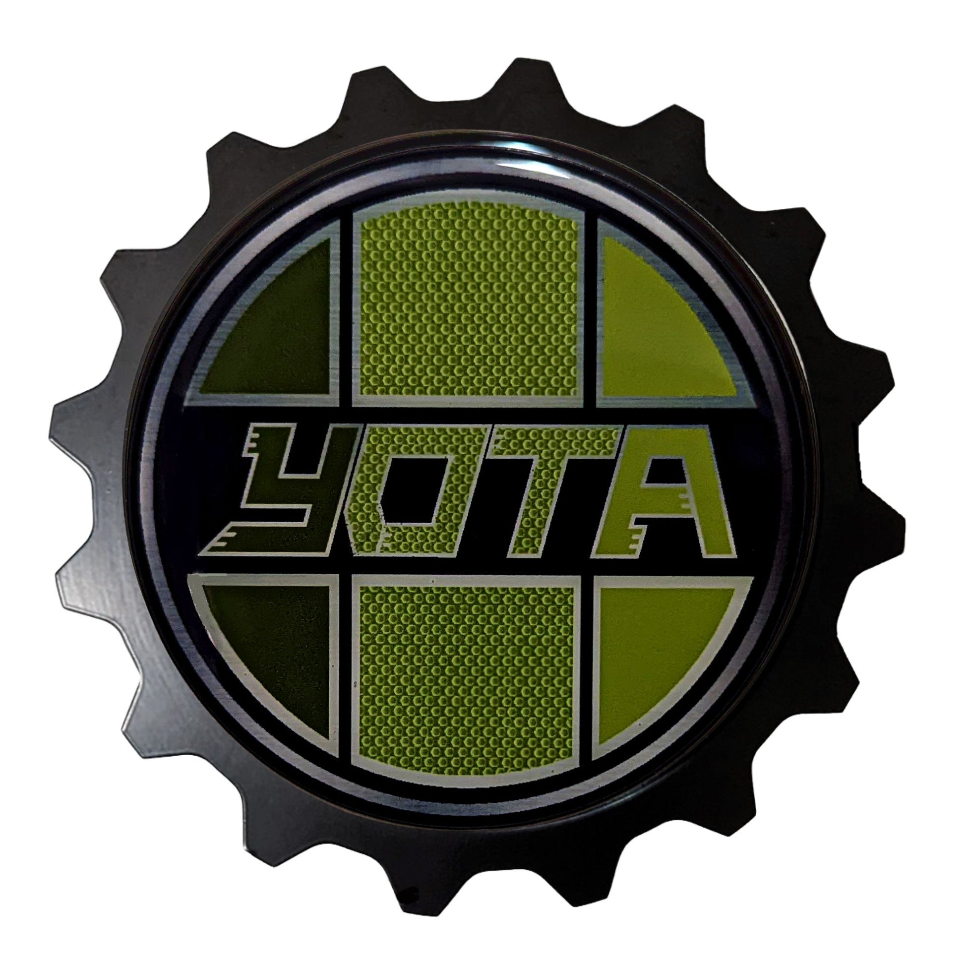Visit www.thegrillebadgestore.com Huge Collection of Badges! Mountain, Stripe, Retro, Pop Culture & More Standard Grille Badge Mountain Style (Not Acrylic) Aluminum With Resin Center, Full 1 Year Warranty - Blackout emblems and overlays are popular, but add a splash of color to your grille badge on Tacoma, FJ Cruiser, 4Runner, Tundra, Lexus GX and LX, Landcruiser and Domestics like Ram, Jeep, Ford and Chevy). We have also found Subaru, Nissan Frontier and Titan owners love our grille badges! TEQ