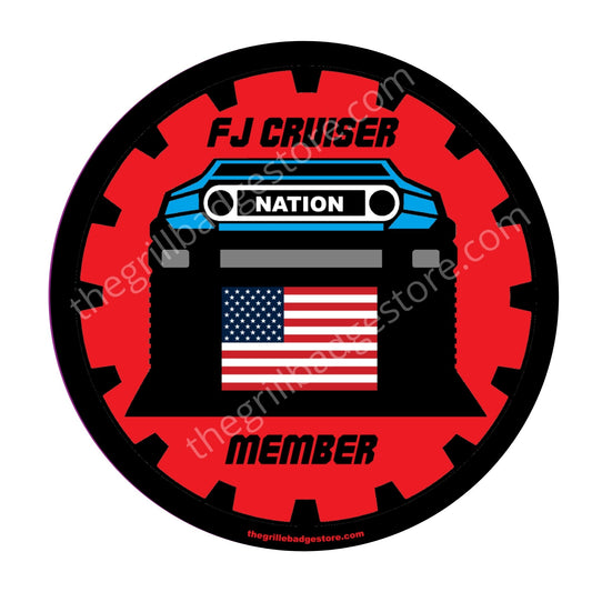 FJ Cruiser Nation Round - Original GBS Design -  3"