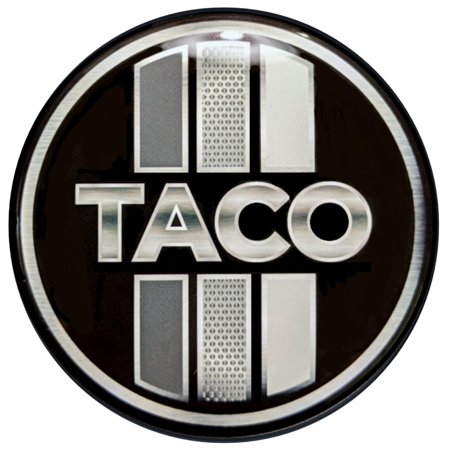 Grille Badge Emblem Aluminum Fits Toyota Tacoma Blackout Style